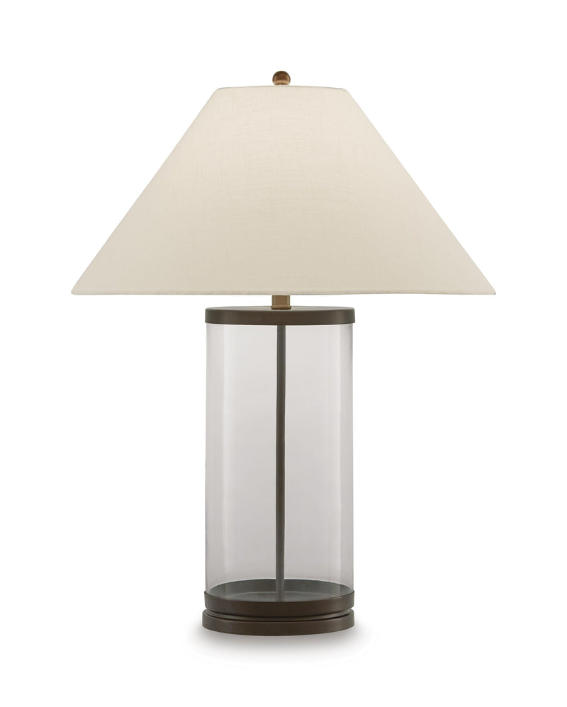 Junrow Clear/Brown Table Lamp - L430964