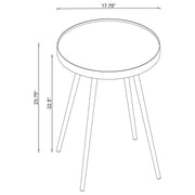 Kaelyn 3-piece Round Coffee and End Table Set Gold - 723918-S2