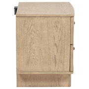 Kailani 2-drawer Nightstand Bedside Table Beige Oak - 225042