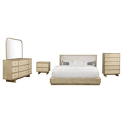 Kailani 5-piece California King Bedroom Set Beige Oak - 225041KW-S5