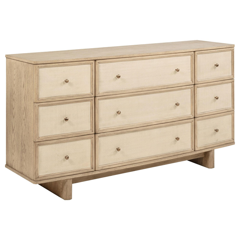 Kailani 5-piece California King Bedroom Set Beige Oak - 225041KW-S5
