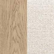 Kailani 52-inch Eastern King Wingback Bed Beige Oak - 225041KE