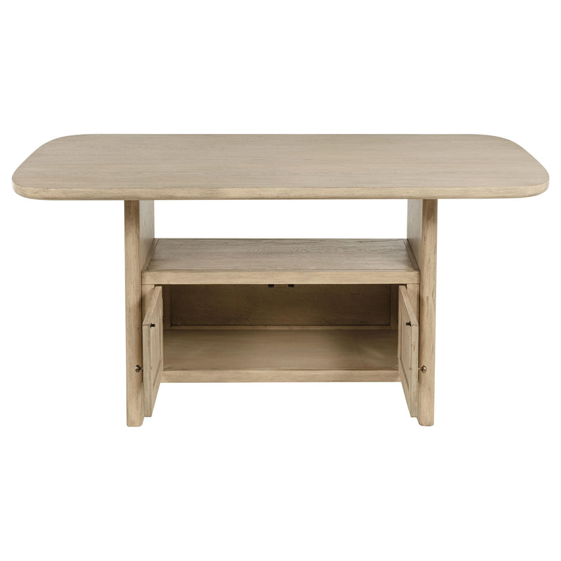 Kailani 7-piece Wood Counter Height Dining Set Beige Oak - 109388-S7