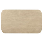 Kailani Cane Counter Height Storage Dining Table Beige Oak - 109388