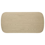 Kailani Coastal Rectangular Cocktail Coffee Table Beige Oak - 706588