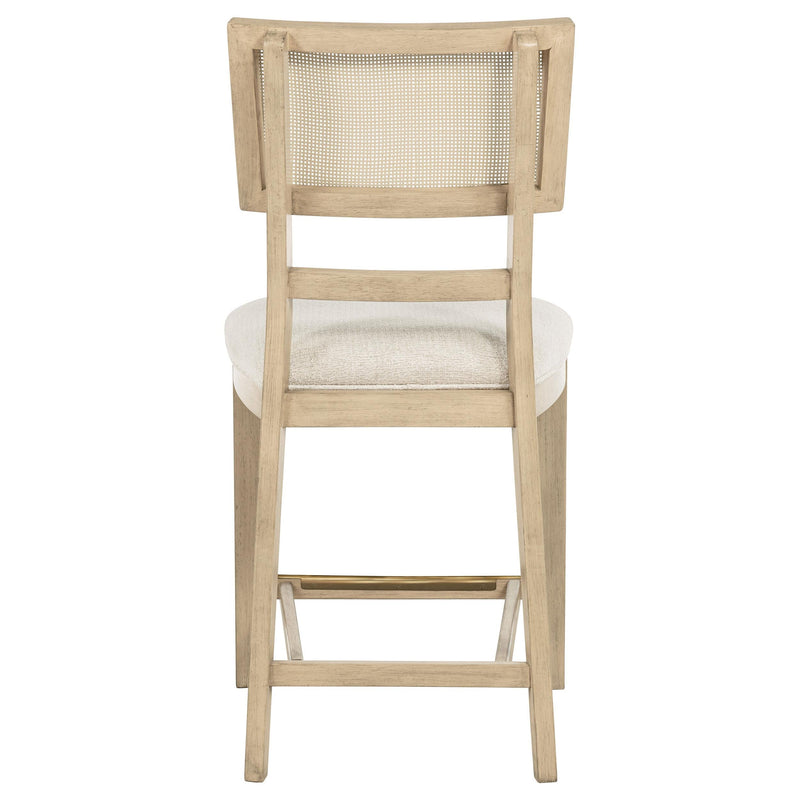 Kailani Rattan Cane Counter Side Chair Beige Oak (Set of 2) - 109389