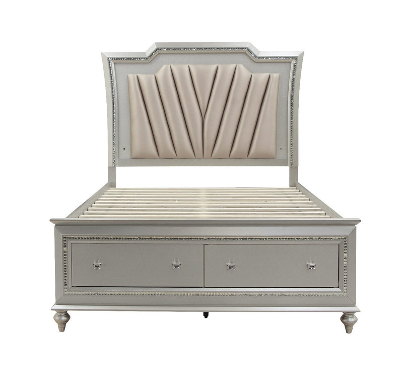 Kaitlyn EK Bed W/Led & Storage - 27227EK