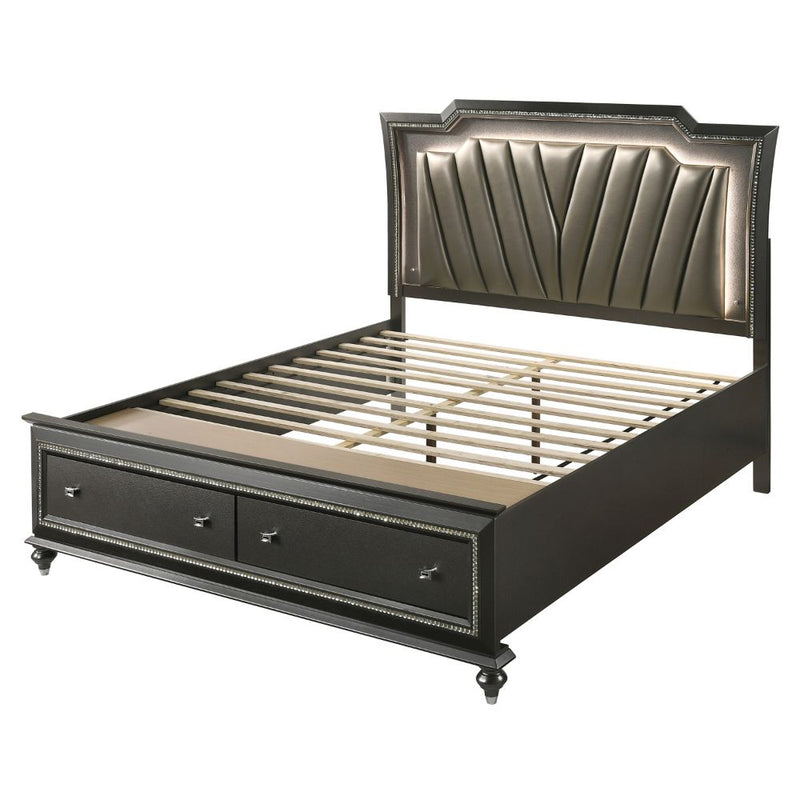 Kaitlyn EK Bed W/Led & Storage - 27277EK