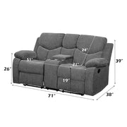 Kalen Motion Loveseat W/Console - 55441