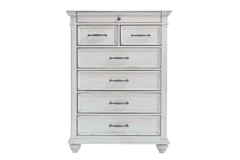 Kanwyn Whitewash Chest of Drawers - DMV FurnitureChest
