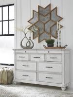 Kanwyn Whitewash Dresser - DMV FurnitureDresser