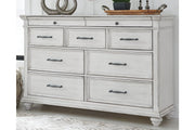 Kanwyn Whitewash Dresser - DMV FurnitureDresser