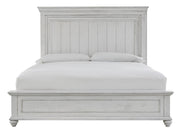 Kanwyn Whitewash King Panel Bed - DMV FurnitureKing Bed