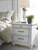 Kanwyn Whitewash Nightstand - DMV FurnitureNightstand
