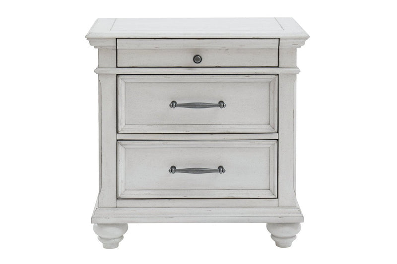 Kanwyn Whitewash Nightstand - DMV FurnitureNightstand