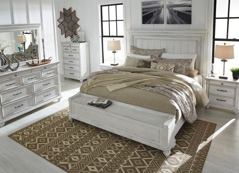 Kanwyn Whitewash Panel Storage Bedroom Set - DMV FurnitureBedroom Set
