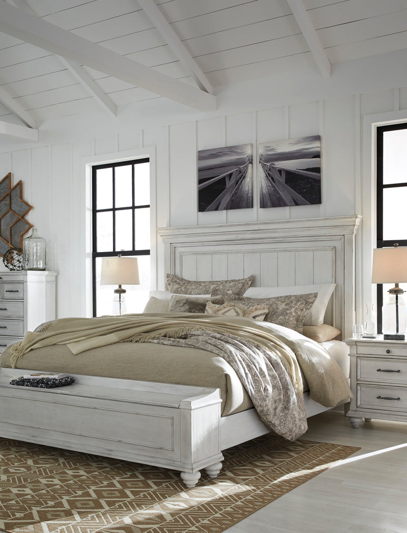 Kanwyn Whitewash Panel Storage Bedroom Set - DMV FurnitureBedroom Set