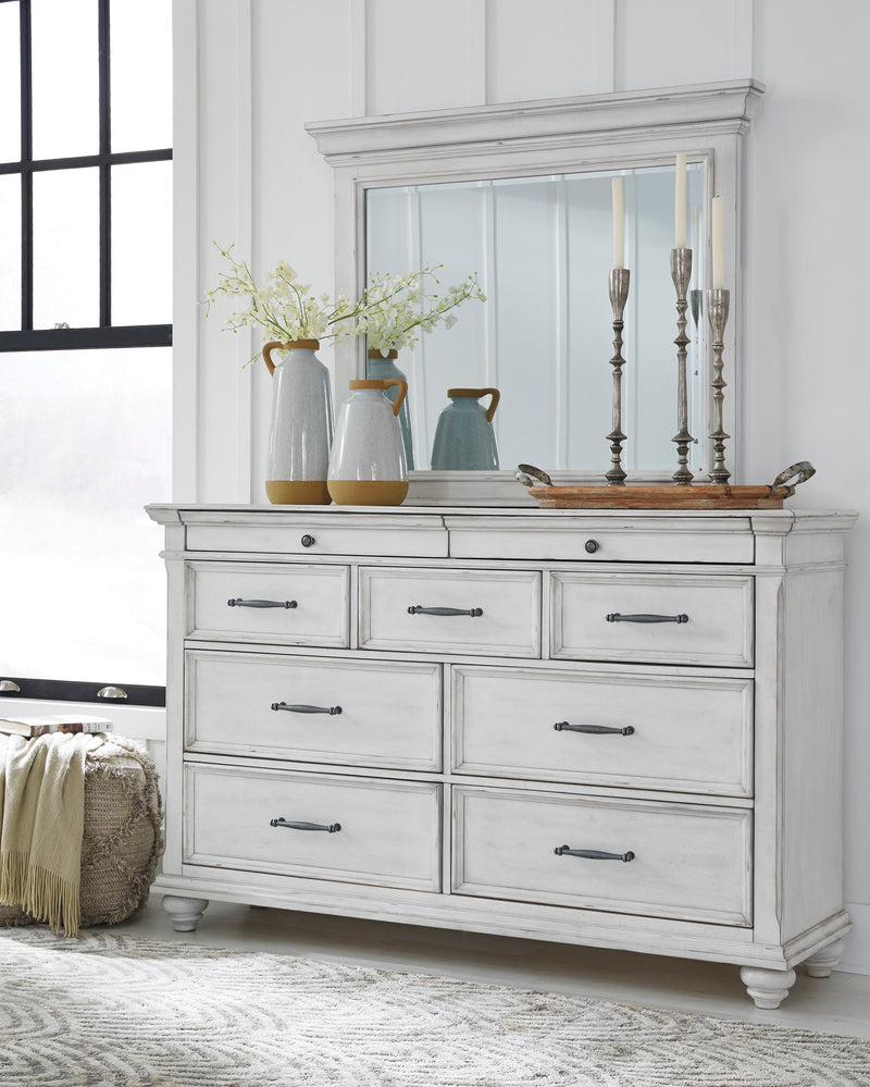 Kanwyn Whitewash Upholstered Panel Bedroom Set - DMV FurnitureBedroom Set