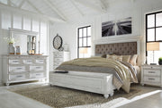Kanwyn Whitewash Upholstered Storage Bedroom Set - DMV FurnitureBedroom Set