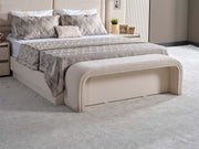 Kapadokya Bedroom (Queen Frame With Headboard & Dresser With Mirror & Ottoman & 2 Nightstand) - 200-KAP-150-QB-SET