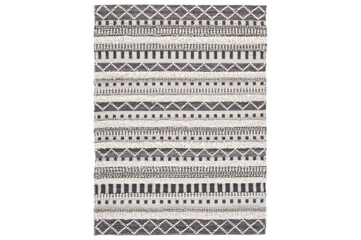 Karalee Ivory/Brown 5' x 7' Rug - DMV FurnitureRugs