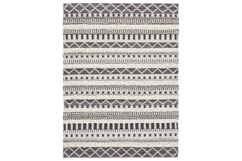 Karalee Ivory/Brown 8' x 10' Rug - DMV FurnitureRugs