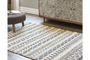 Karalee Ivory/Brown 8' x 10' Rug - DMV FurnitureRugs