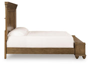 Karallin Medium Brown California King Panel Storage Bed - PCB782B9