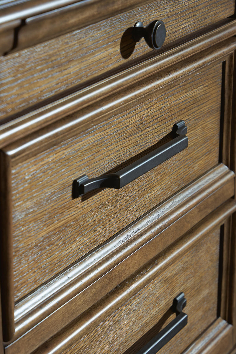 Karallin Medium Brown Chest of Drawers - PCB782-46