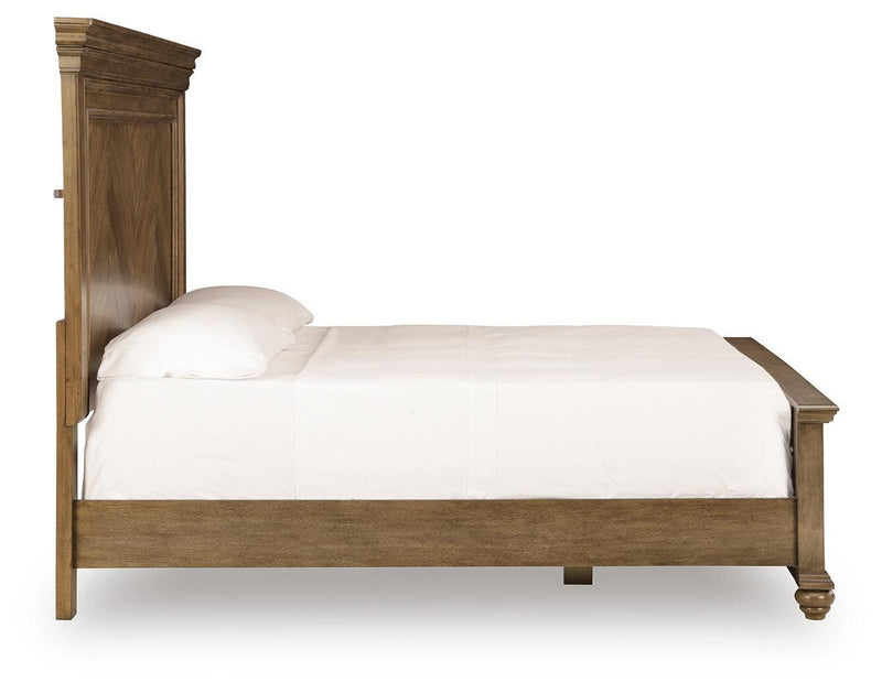 Karallin Medium Brown King Panel Bed - PCB782B4