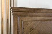 Karallin Medium Brown King Panel Bed - PCB782B4