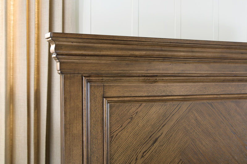 Karallin Medium Brown King Panel Bed - PCB782B4