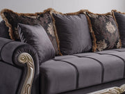 Karizma 88" Wide Rolled Arm Convertible Sofa - Sofas