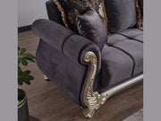 Karizma 88" Wide Rolled Arm Convertible Sofa - Sofas