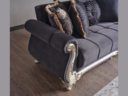 Karizma 88" Wide Rolled Arm Convertible Sofa - Sofas
