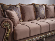 Karizma 88" Wide Rolled Arm Convertible Sofa - Sofas