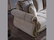 Karizma 88" Wide Rolled Arm Convertible Sofa - Sofas