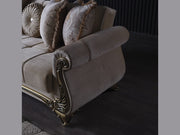 Karizma 88" Wide Rolled Arm Convertible Sofa - Sofas