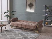Karizma 88" Wide Rolled Arm Convertible Sofa - Sofas