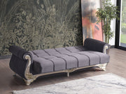 Karizma 88" Wide Rolled Arm Convertible Sofa - Sofas