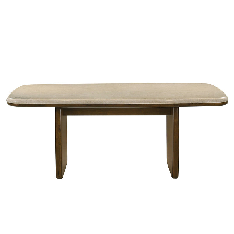 Kasha Dining Table w/Natural Marble Top - DN04665