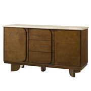 Kasha Server w/Natural Marble Top - DN04668