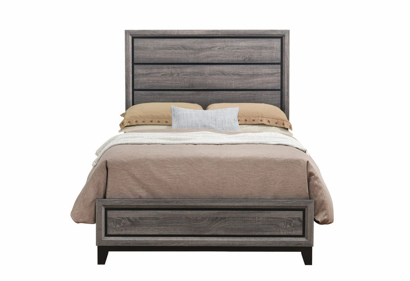 Kate Grey Full Bed - KATE-GR-FB