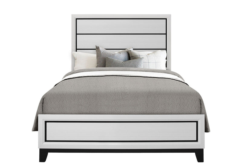 Kate White Full Bed Group - KATE-WH-FBG (M)