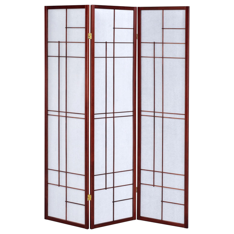 Katerina 3-Panel Room Divider Folding Shoji Screen Cherry - 900110