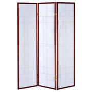 Katerina 3-Panel Room Divider Folding Shoji Screen Cherry - 900110