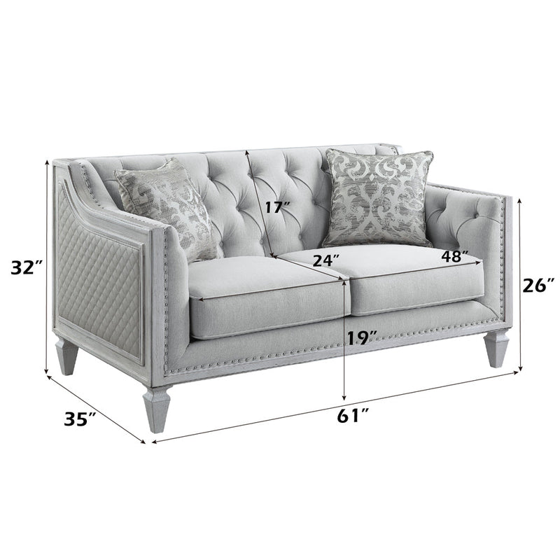 Katia Loveseat W/2 Pillows - LV01050
