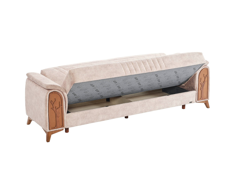 Katre Convertible Sofa in Anthracite - 200-ELIF-KAT-A651-3