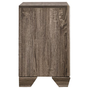Kauffman 2-drawer Nightstand Washed Taupe - 204192