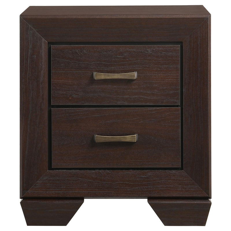 Kauffman 4-piece California King Bedroom Set Dark Cocoa - 204391KW-S4